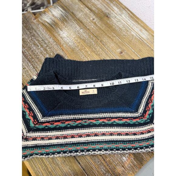 Hollister 2010 Fair Isle Knit Sweater Preppy Multicolor Striped Women’s S - Picture 5 of 9